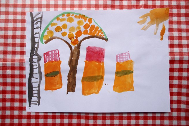 Lily's marmalade painting