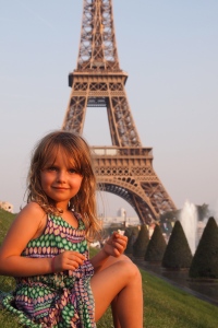 Lily loved anything to do with the Eiffel Tower.